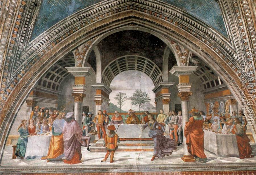 Domenico Ghirlandaio : Herod's Banquet